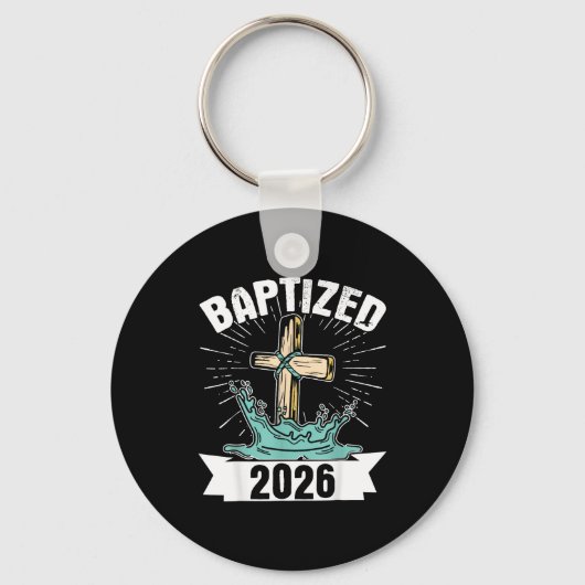 Porte-clés Baptized 2026 (Recto)