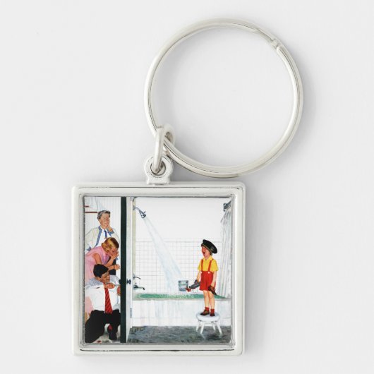 Porte-clés Baquet de débordement (Devant)