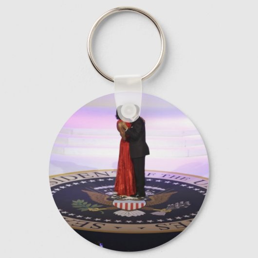 Porte-clés Barack et Michelle Obama (Recto)