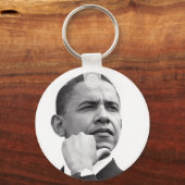 PORTE-CLÉS BARACK OBAMA, 44E PRÉSIDENT DES ÉTATS-UNIS (Recto)