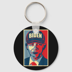 Porte-clés Barack Obama Joe Biden Casquette 2020 Election Usa