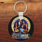 Porte-clés BARACK OBAMA La première famille (Recto)