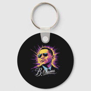 Porte-clés Barack Obama Président Portrait Patriotique