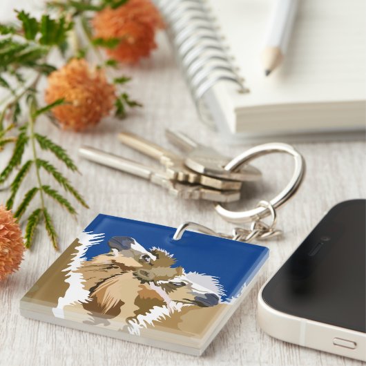 Porte-clés Baraka et oui ! (Devant Droit)