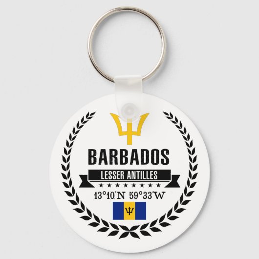 Porte-clés Barbade (Recto)