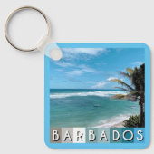 Porte-clés Barbade Beach (Recto)