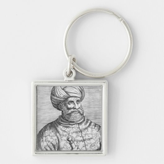 Porte-clés Barbarossa, illustration d'André Thevet (Devant)