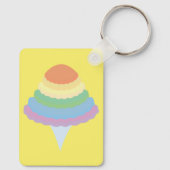 Porte-clés Barbe à papa arc-en-ciel  (Verso)