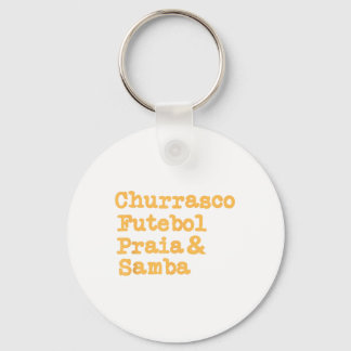 Porte-clés Barbecue Brésil Brésil Brasil Churrasco Fut