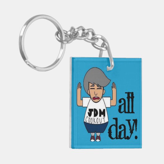 Porte-clés Barbecue de JDM : "Pourquoi ainsi USDM ?" Porte - (Devant gauche)