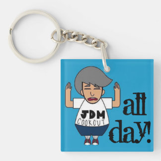 Porte-clés Barbecue de JDM : "Pourquoi ainsi USDM ?" Porte -