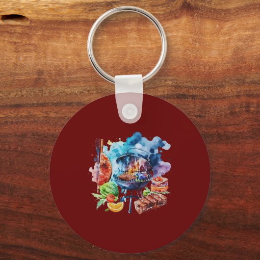 Porte-clés Barbecue et grill (Recto)