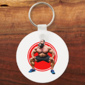 Porte-clés Barbu Musclé (Recto)