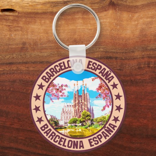 Porte-clés Barcelone (Verso)