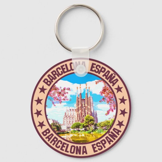 Porte-clés Barcelone (Verso)