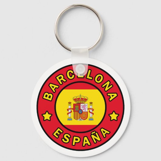 Porte-clés Barcelone Espagne (Recto)