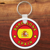 Porte-clés Barcelone Espagne (Recto)