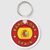 Porte-clés Barcelone Espagne (Recto)