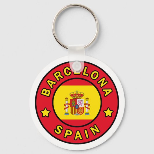 Porte-clés Barcelone Espagne (Recto)