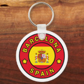 Porte-clés Barcelone Espagne (Recto)