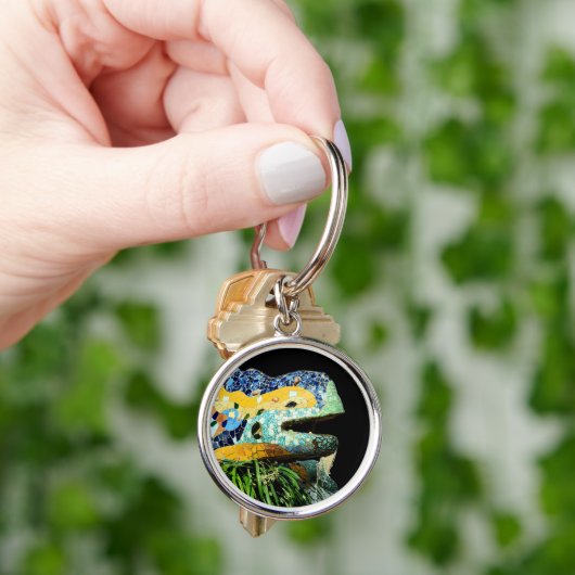 Porte-clés Barcelone, Gaudi - Lizard, Espagne (main)