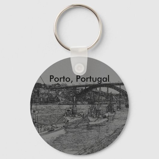 Porte-clés Barcos, Porto, Portugal (Recto)