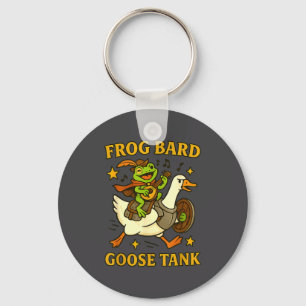 Porte-clés Barde Grenouille Oie Tank Drôle Fête Duo DnD Art M