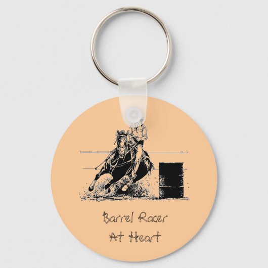 Porte-clés Baril Racer Au Coeur (Recto)