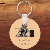 Porte-clés Baril Racer Au Coeur (Recto)