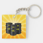 Porte-clés Barils d'huile (Dos)