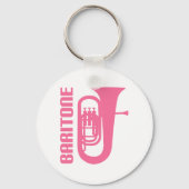 Porte-clés Baritone rose mignon (Recto)