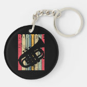 Porte-clés Baritone Saxophone Horse Marching Band Major Gear (Dos)