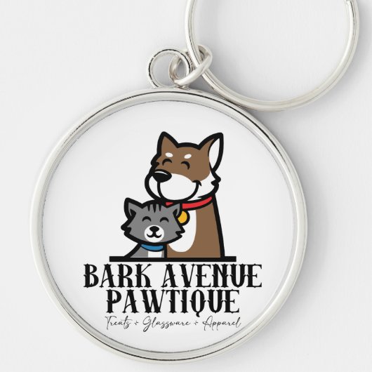 Porte-clés Bark Avenue Pawtique (Devant)
