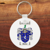 PORTE-CLÉS BARKER FAMILLE CREST - BARKER COAT DES ARMES (Recto)