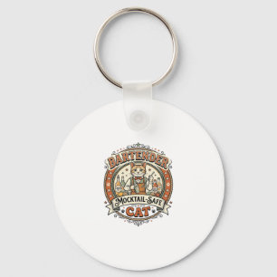 Porte-clés Barman Mocktail-Safe Chat Barman Mocktail-Saf
