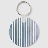 Porte-clés Baroque Bleu Gris Aquarelle (Verso)