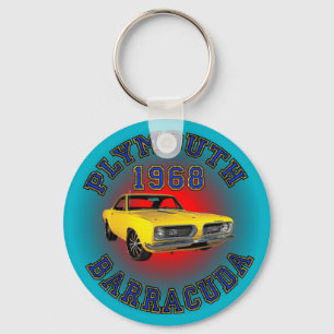 Porte-clés Barracuda 1968 de Plymouth Keychain.