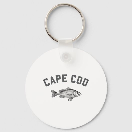 Porte-clés Barracudas de pêche du Cap Cod Machusetts (Recto)