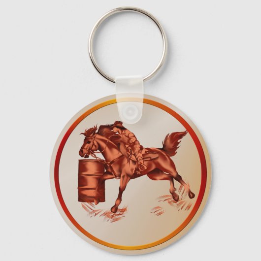 Porte-clés Barrel Racing -Porte - clé (Recto)