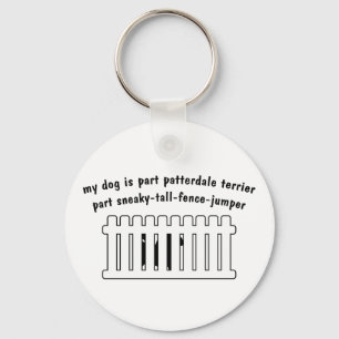 Porte-clés Barrière-Pullover de pièce de Patterdale Terrier