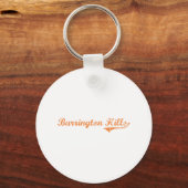 Porte-clés Barrington Hills Illinois Classic Design (Recto)