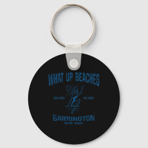 Porte-clés Barrington Rhode Island Ri Funny Plages Vintages T