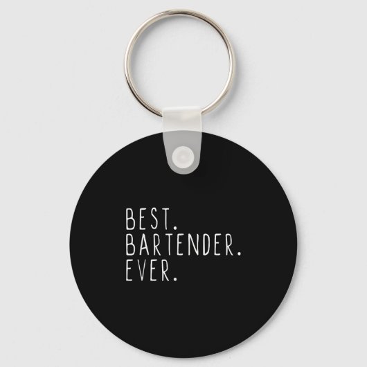 Porte-clés Bartender Ever Cool Funny Bartending Cadeau Christ (Recto)