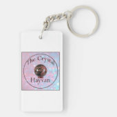 Porte-clés Baryte Porte - clé acrylique d'impression (Dos)