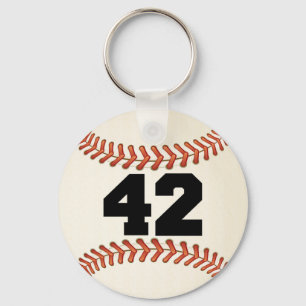 Porte-clés Base-ball du numéro 42