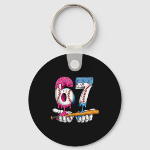Porte-clés Baseball 67 Crème Glacée Dégoulinante Six Sept Gar