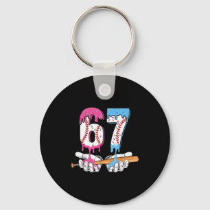 Porte-clés Baseball 67 Crème Glacée Drip Six Seven Garçons Dr
