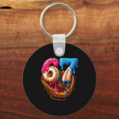Porte-clés Baseball 67 Six Seven Drôle 6 7 Mème Gen Alpha Mem (Recto)