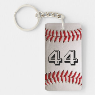 Porte-clés Baseball avec numéro personnalisable