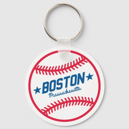Porte-clés Baseball de Boston (Recto)